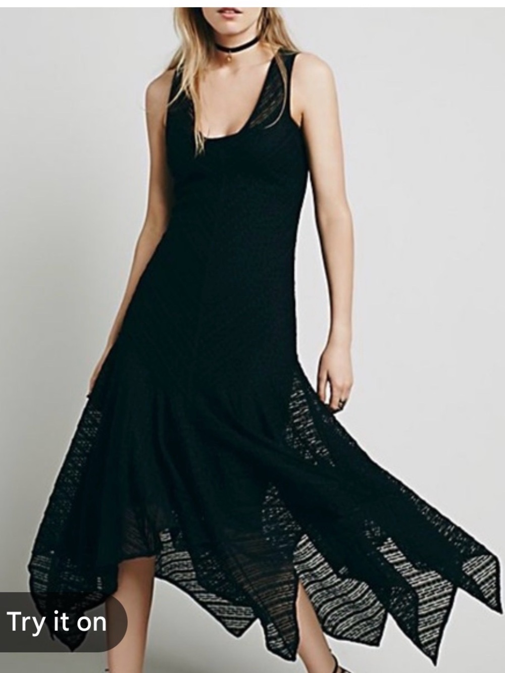 Free People Intimately Lila Maxi / Lila Lace Maxi Slip Dress Small